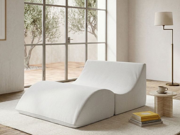 Letto matrimoniale pieghevole 50x100cm bianco - Amorina