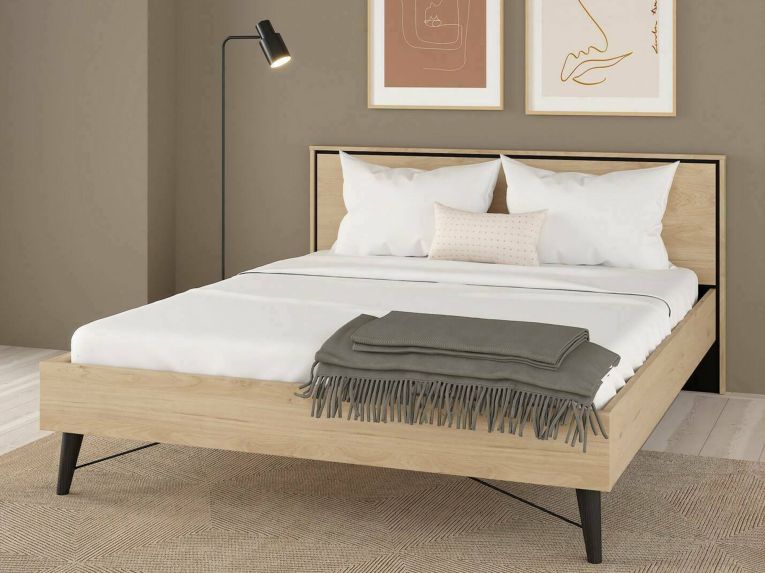 Letto matrimoniale rovere 172x206cm classico - Marche