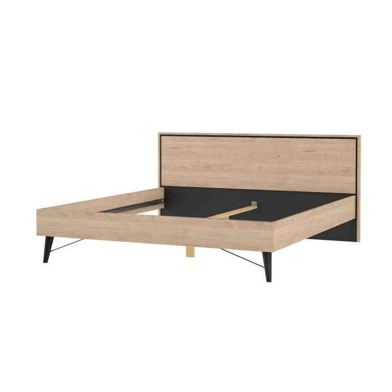Letto matrimoniale rovere 192x206cm - Ghebbo