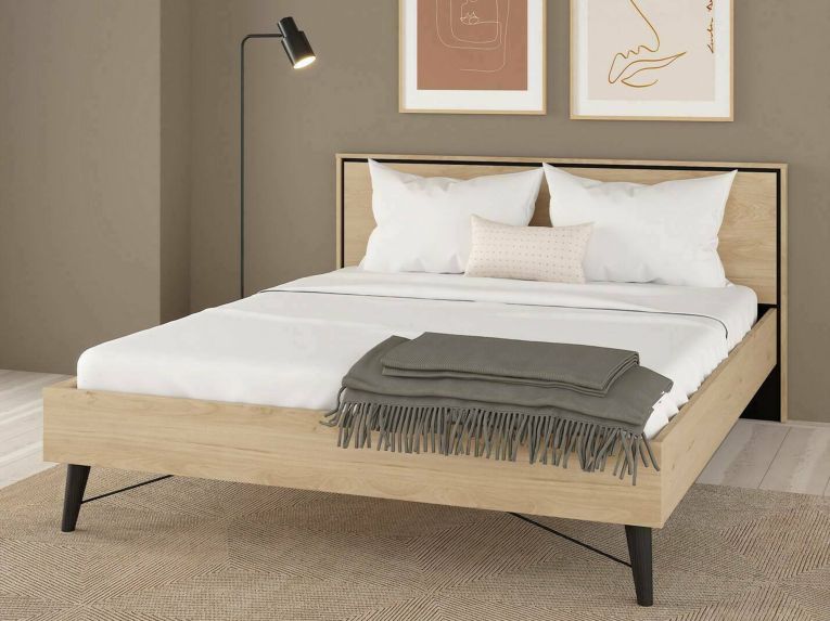 Letto matrimoniale rovere 192x206cm - Ghebbo