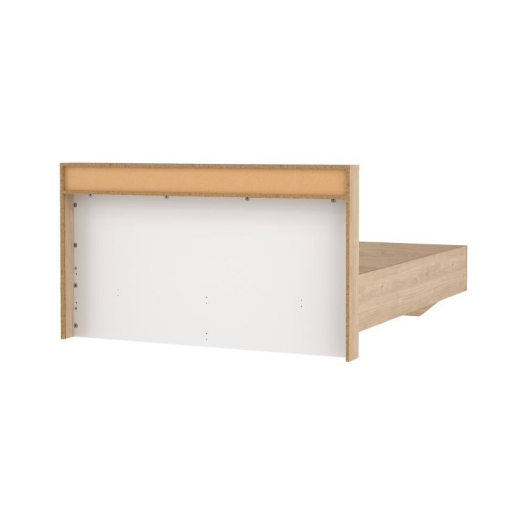 Letto matrimoniale rovere e bianco 169x216cm - Rose