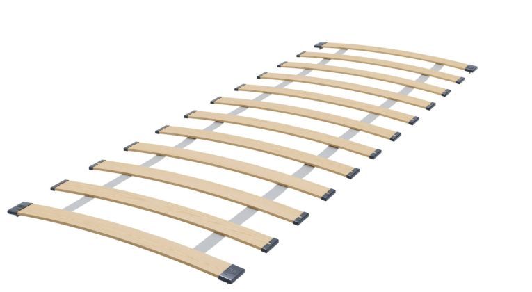 Letto per bambini Gorio, 85x164 h63 cm, Bianco con Escavatore