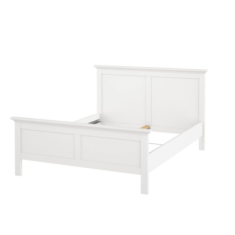 Letto piazza e mezza Armungia, 172x213 h110 cm, Bianco