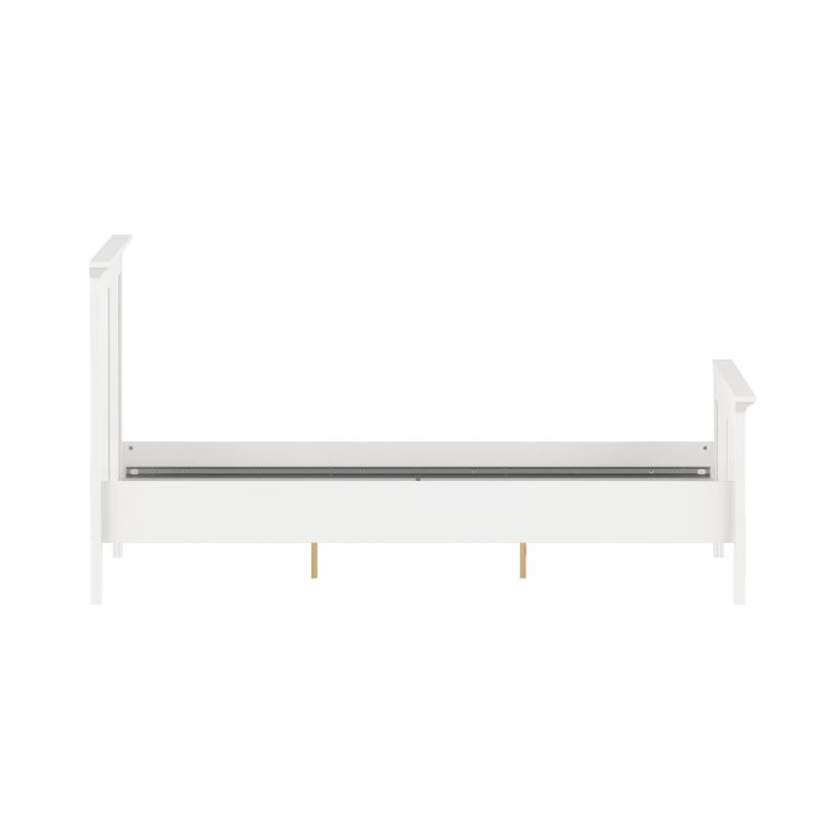 Letto piazza e mezza Armungia, 172x213 h110 cm, Bianco