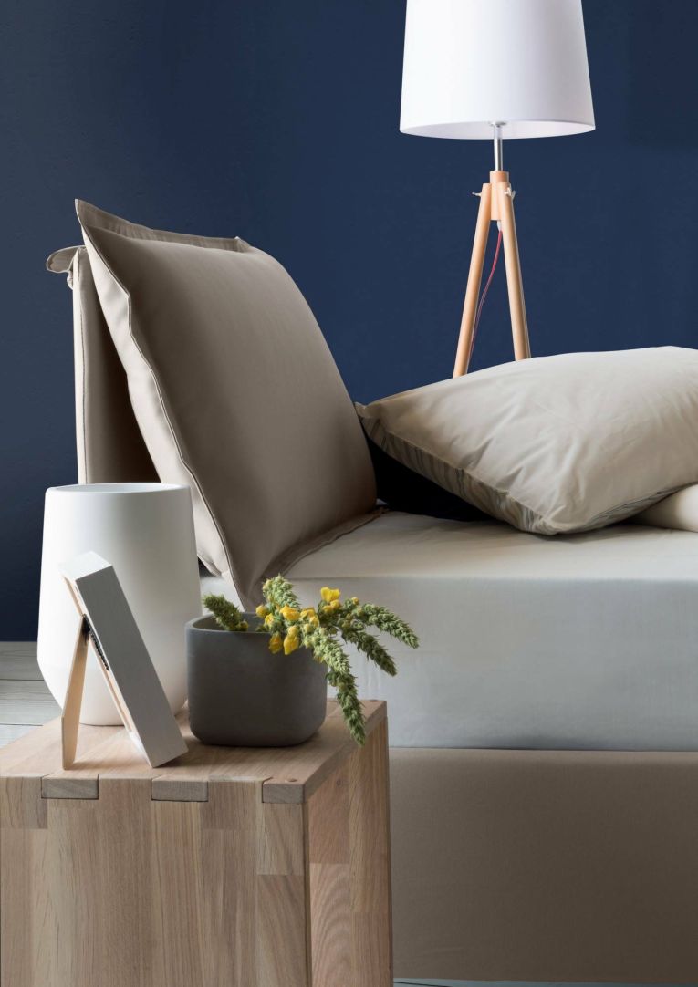 Letto piazza e mezza Asso, adatto per materasso Cm 120x190, Tortora