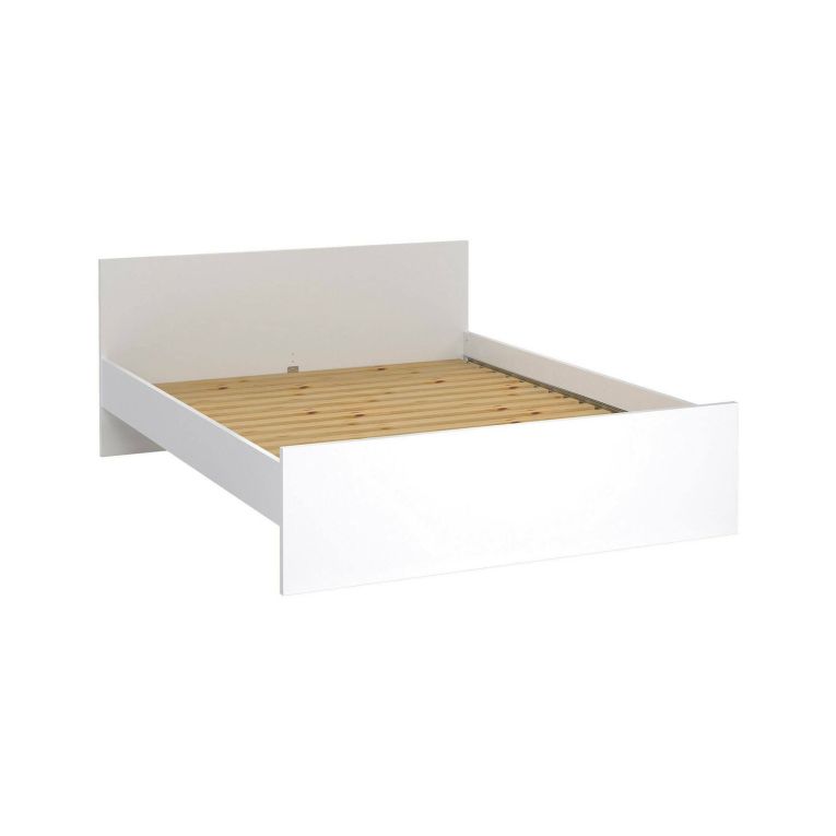 Letto piazza e mezza Bolaven, 207x166 h80 cm, Bianco