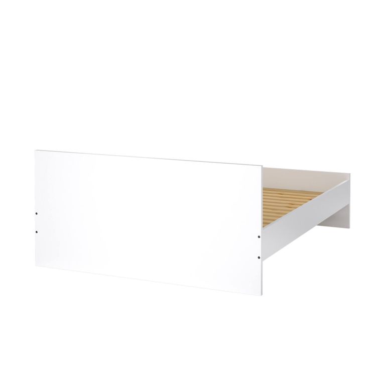 Letto piazza e mezza Bolaven, 207x166 h80 cm, Bianco