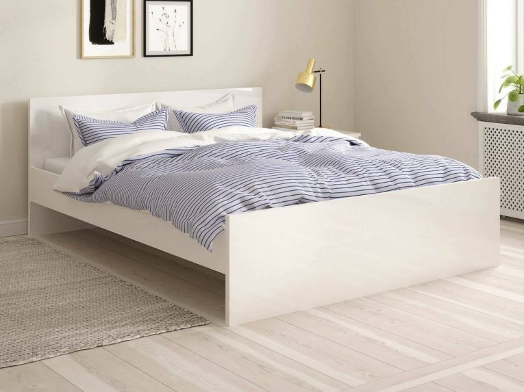 Letto piazza e mezza Bolaven, 207x166 h80 cm, Bianco