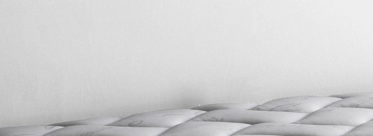 Letto piazza e mezza Brivio, Adatto a materasso Cm 120x190, Bianco