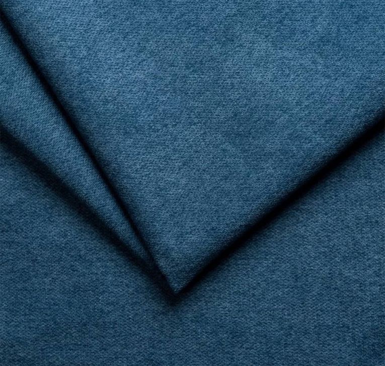 Letto piazza e mezza Brivio, Adatto a materasso Cm 120x190, Blu