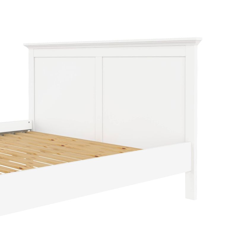 Letto piazza e mezza Faxai, 179x211 h110 cm, Bianco