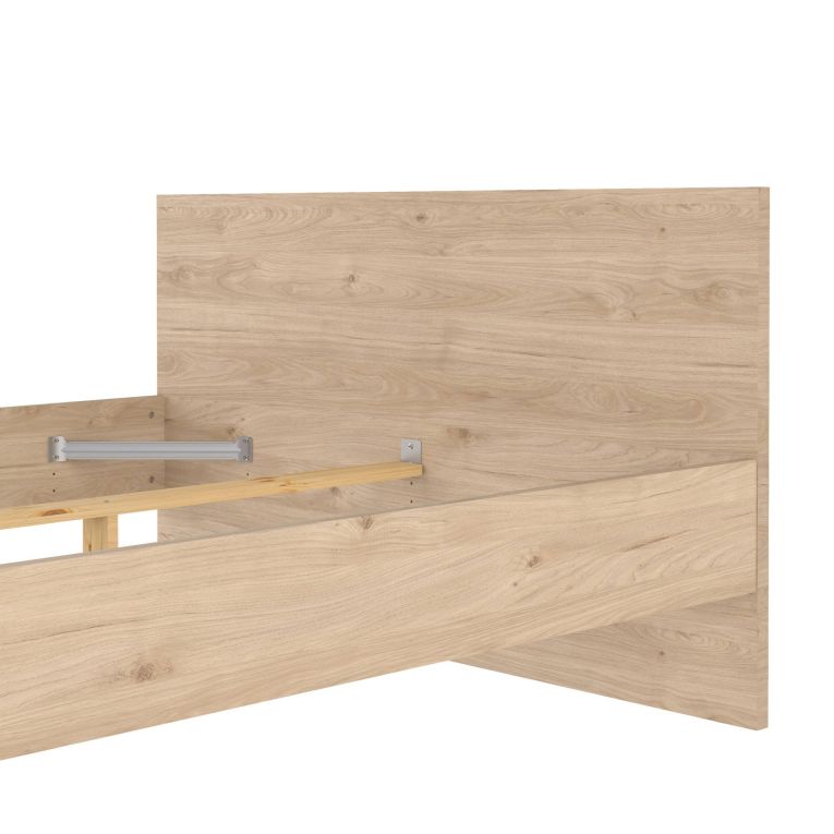 Letto piazza e mezza Gustava, 197x146 h80 cm, Rovere