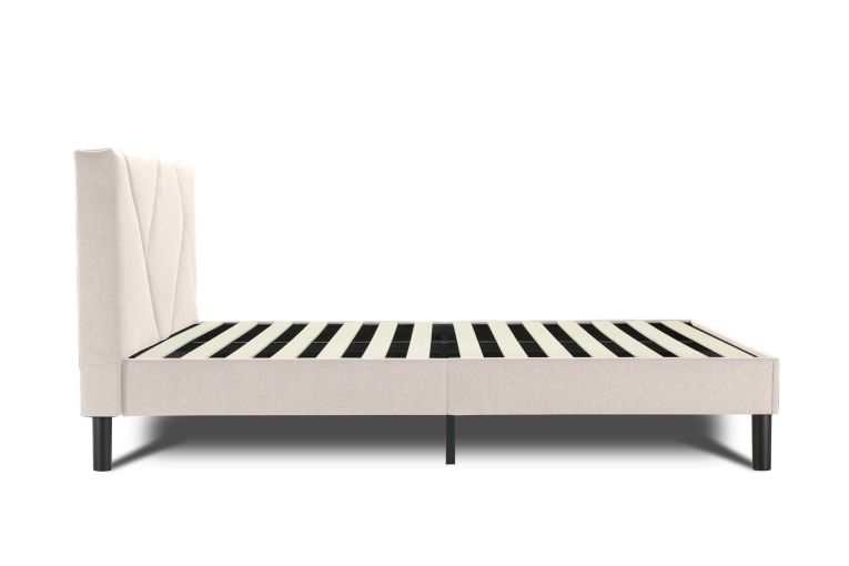 Letto piazza e mezza Hemera, 120x190 cm, Beige