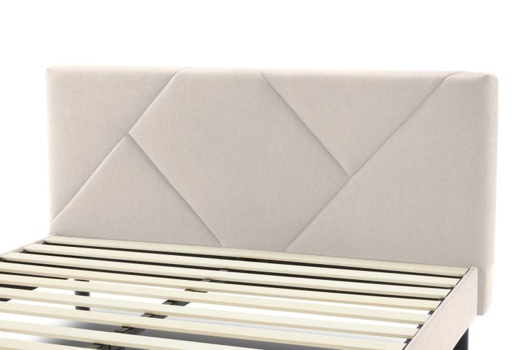 Letto piazza e mezza Hemera, 120x190 cm, Beige