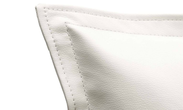 Letto piazza e mezza Latona, adatto per materasso Cm 120x190, Bianco
