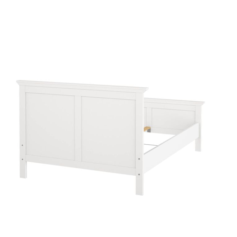 Letto piazza e mezza Phanfone, 158x201 h110 cm, Bianco
