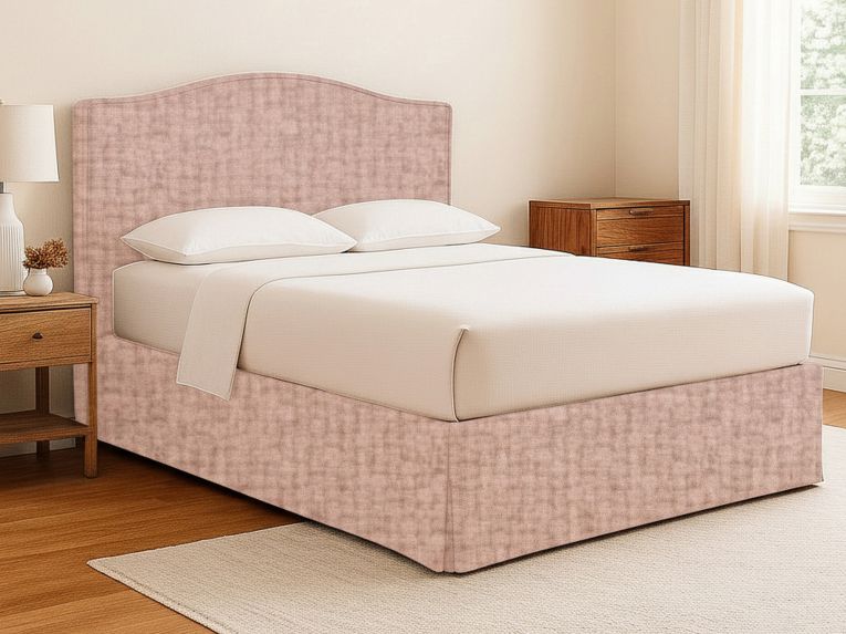 Letto Piazza e Mezza Rosa Sfoderabile Contenitore, Dimensione Materasso 120x190 cm - Lavagna