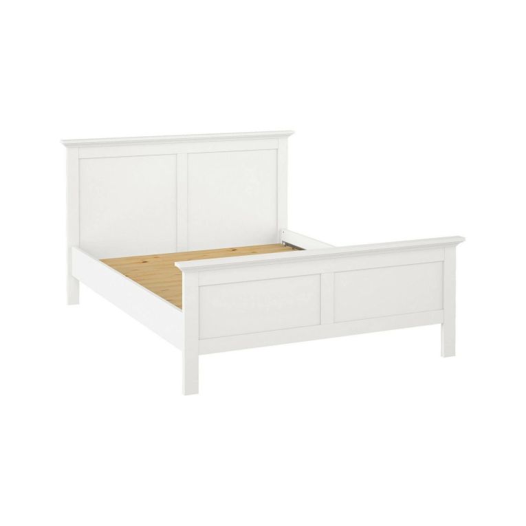 Letto piazza e mezza Saudel, 172x213 h110 cm, Bianco