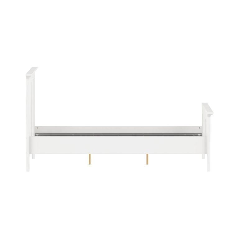 Letto piazza e mezza Umbert, 158x211 h110 cm, Bianco