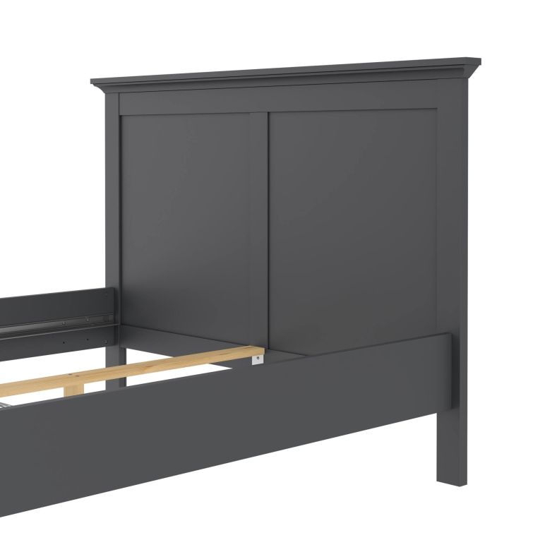 Letto piazza e mezza Umbert, 211x158 h110 cm, Grigio