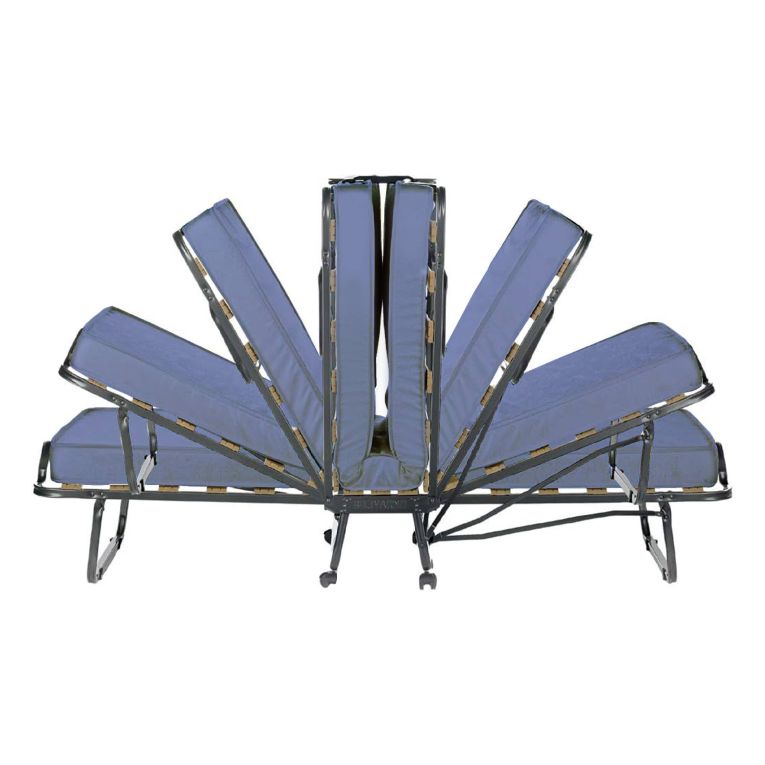 Letto pieghevole Dabambil, 80x190h39 cm, Custodia protettiva su richiesta