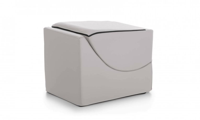 Letto singolo pieghevole 130x50cm bianco - Arbil