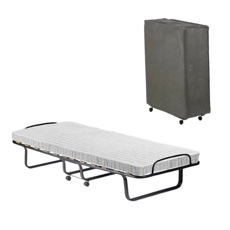 Letto singolo pieghevole 190x80cm bianco - Tellus