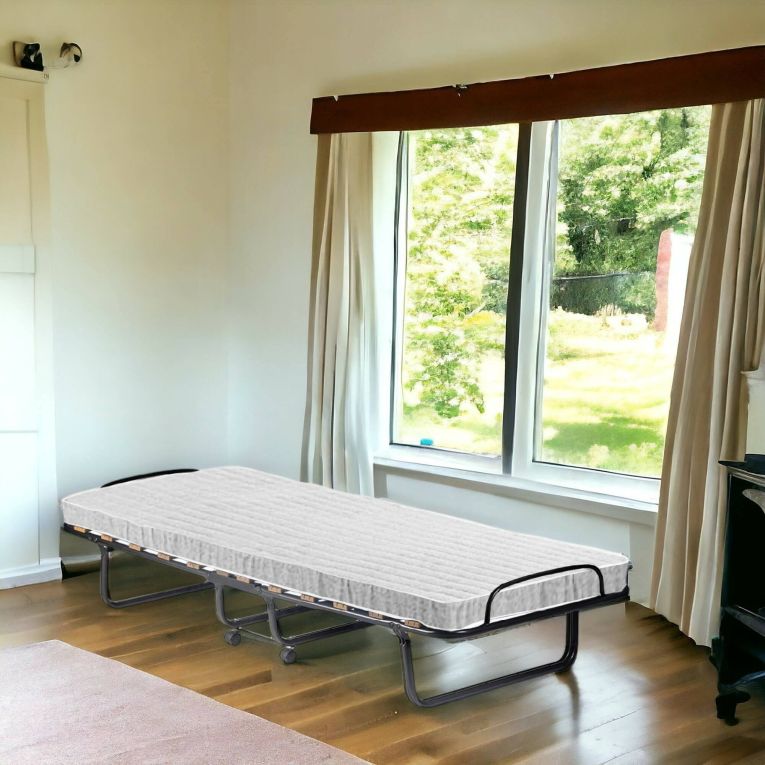 Letto singolo pieghevole 190x80cm bianco - Tellus