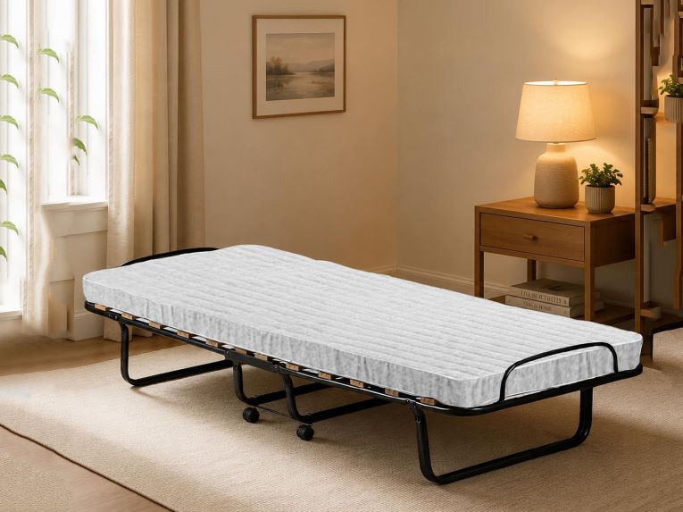 Letto singolo pieghevole 200x80cm bianco - Aquadolce