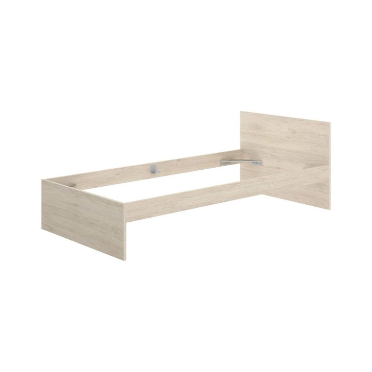 Letto singolo rovere 194x95cm adatto per materasso 90x190 cm - Haikui