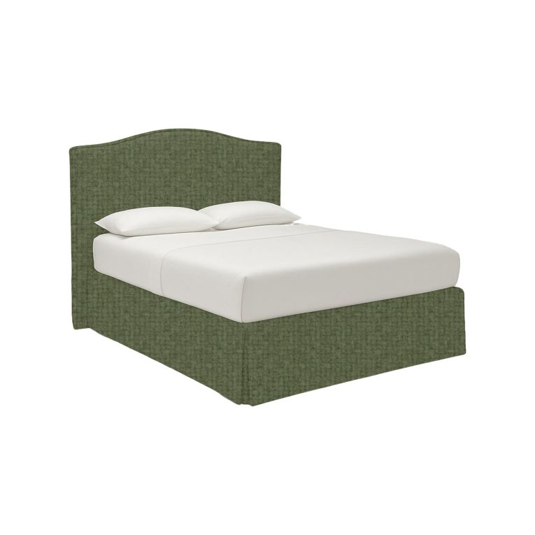 Letto Singolo Verde Sfoderabile Contenitore, Dimensione Materasso 90x190 cm - Orvieto