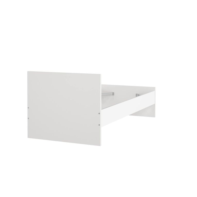Letto un posto bianco 96x196cm adatto per materasso 90x190 cm - Assar