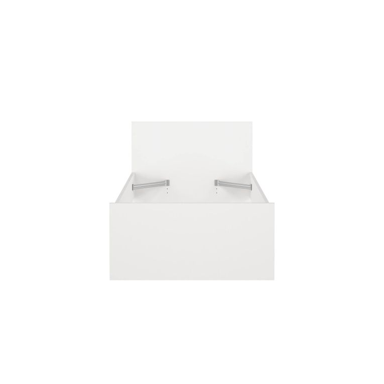 Letto un posto bianco 96x196cm adatto per materasso 90x190 cm - Assar