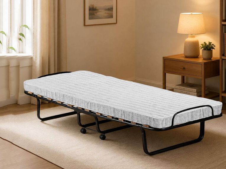 Letto una piazza pieghevole 190x80cm bianco - Ace