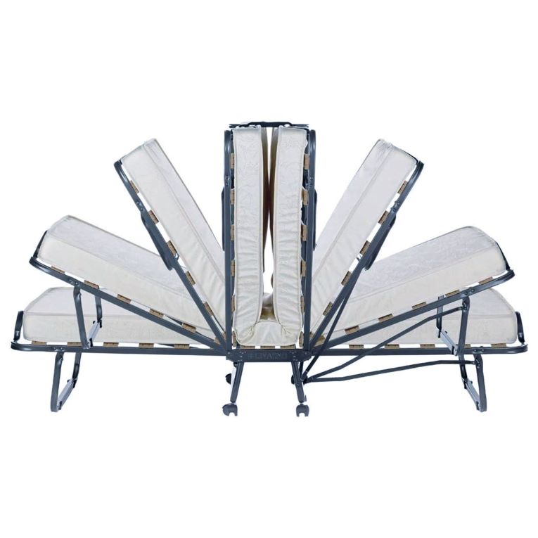 Letto una piazza pieghevole 200x80cm bianco - Banzi