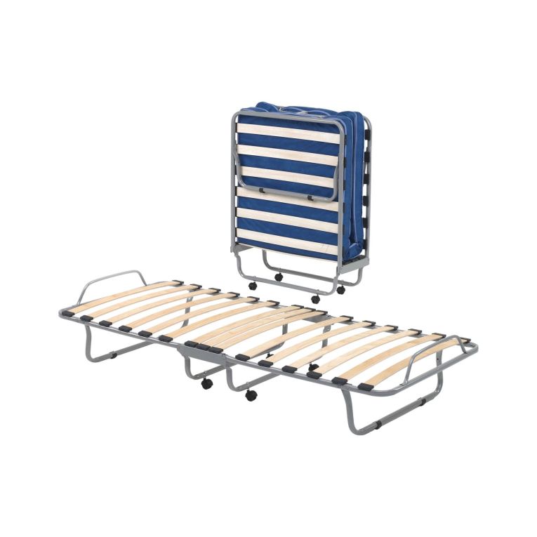 Letto una piazza pieghevole 80x32cm bianco - Akai