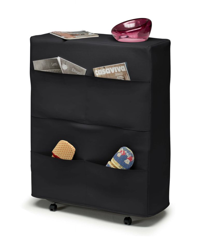 Letto una piazza pieghevole 80x32cm nero - Akai