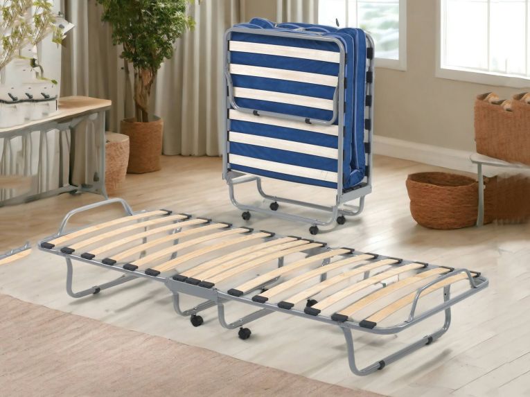 Letto una piazza pieghevole 80x32cm tortora - Akai