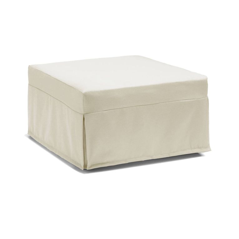 Letto una piazza pieghevole 80x80cm panna - Abak