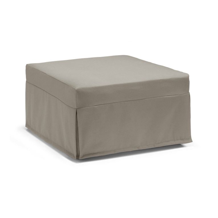 Letto una piazza pieghevole 80x80cm tortora - Abak