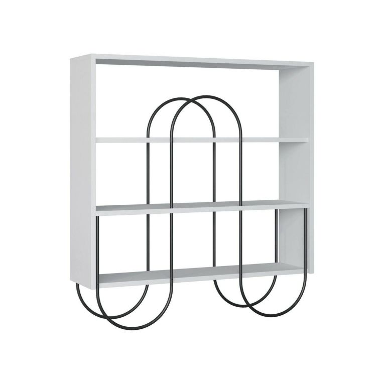 Libreria 2 ripiani bianca 96x99h cm - Otis