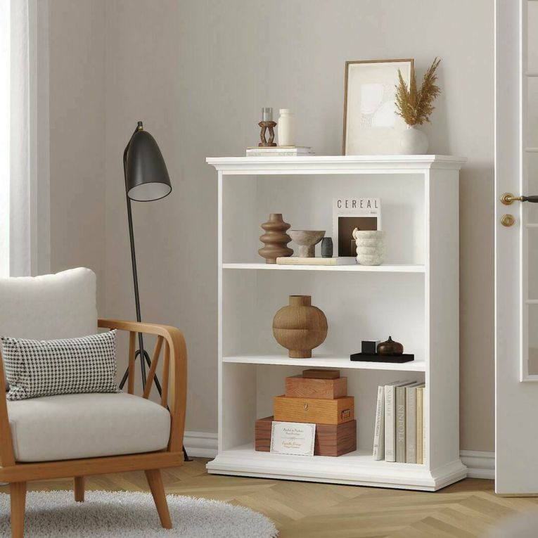 Libreria 5 ripiani bianca 96x125h cm - Liguria