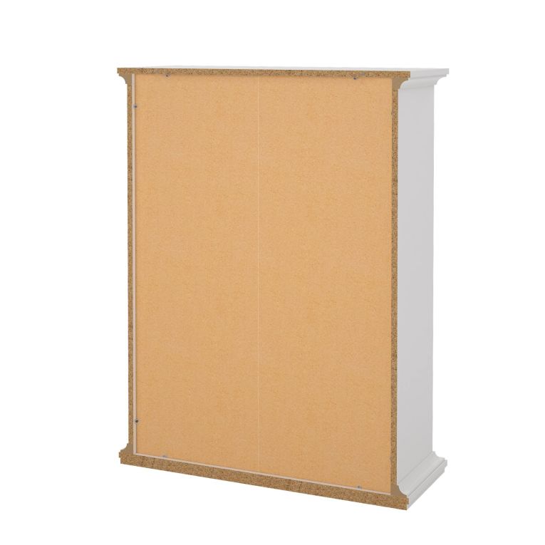 Libreria 5 ripiani bianca 96x125h cm - Liguria