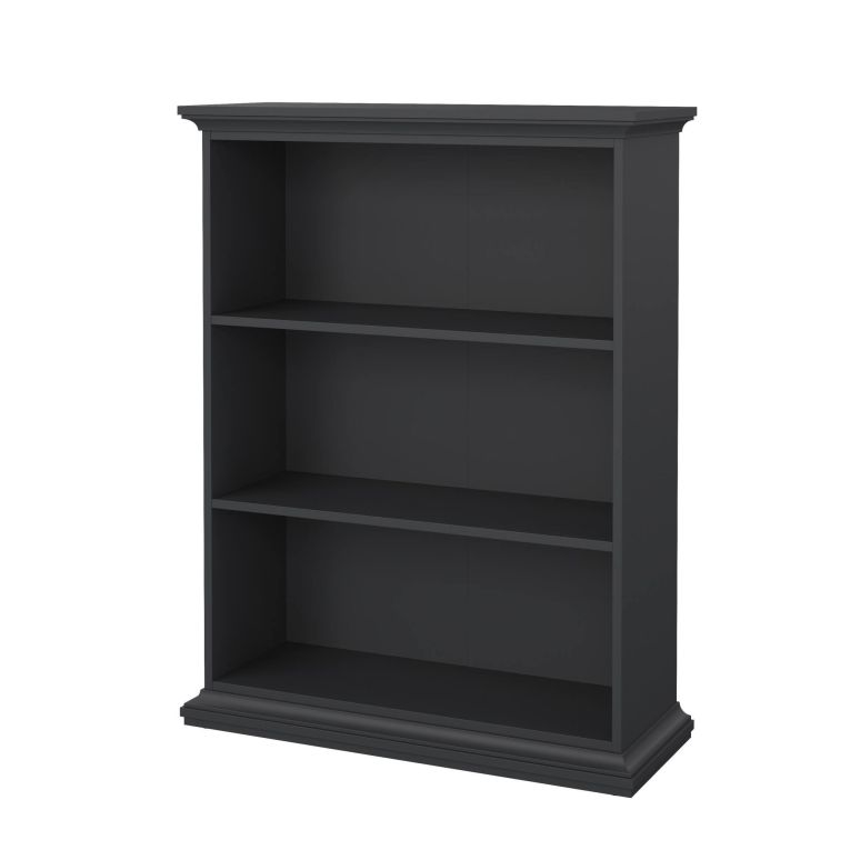 Libreria 5 ripiani grigia 96x125h cm - Liguria