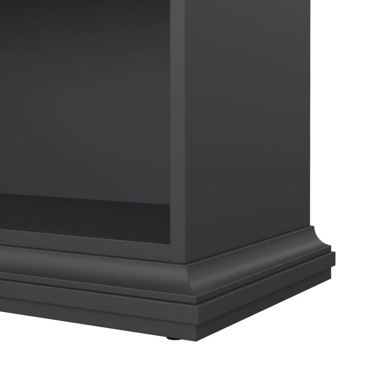 Libreria 5 ripiani grigia 96x125h cm - Liguria