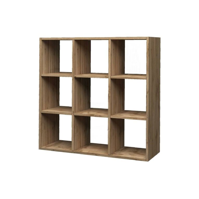 Libreria 6 ripiani rovere 90x90h cm - Acquaro