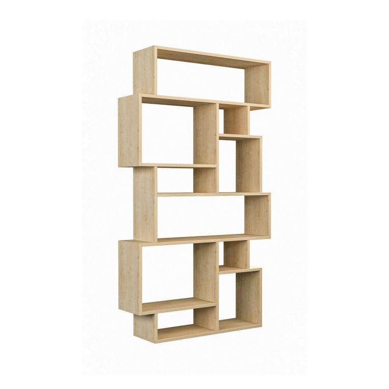 Libreria 8 ripiani quercia 96x169h cm - Casimira