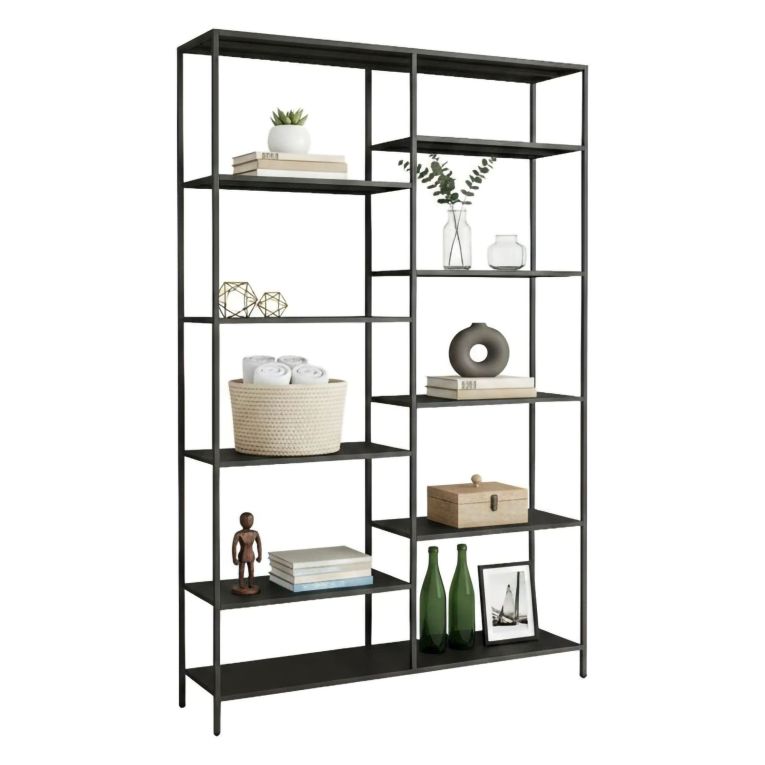 Libreria 9 ripiani ardesia 120x188h cm - Dorgali