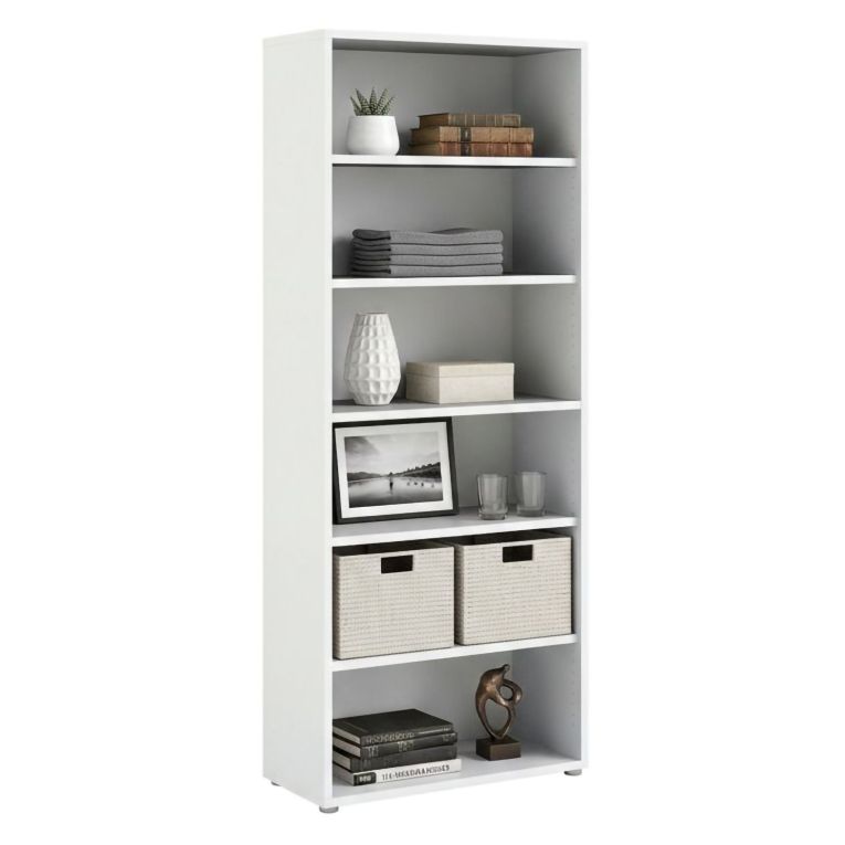 Libreria alta bianca 89x221h cm - Armon