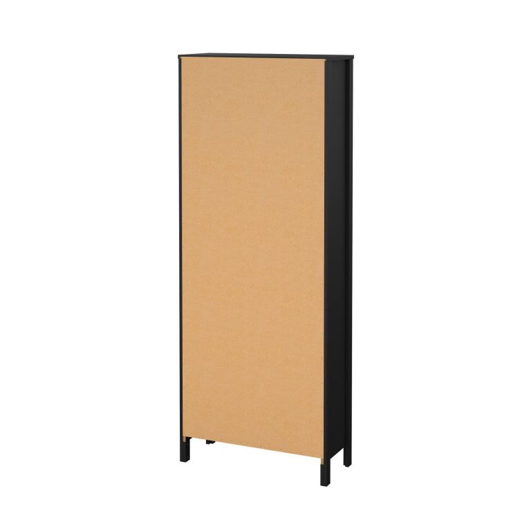 Libreria alta nera 78x199h cm - Sinlaku